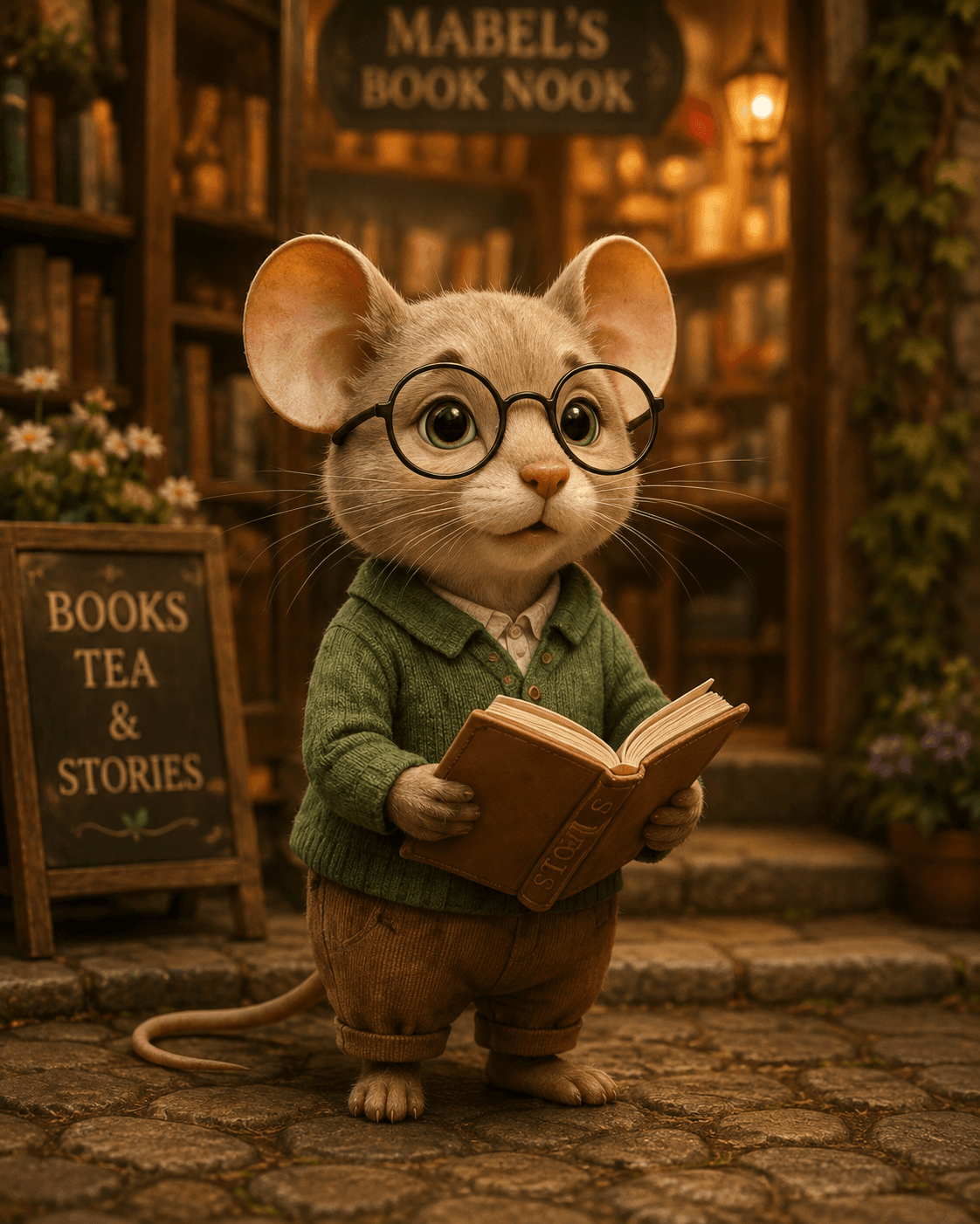 Arthur, The bookseller